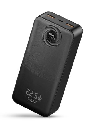 Portable Fast Charging Power Bank 2 USB & Type-C Ports with Digital Display